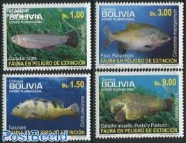 Endangered fauna, fish 4v