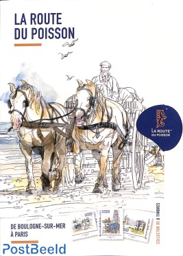 La Route du Poisson, French personal stamps