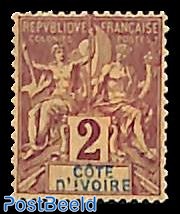 2c., Stamp out of set