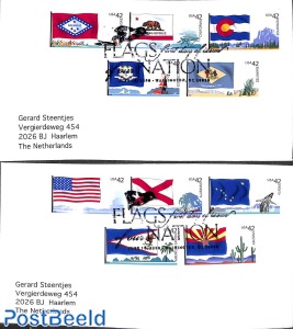 National flags, part 3, 10v
