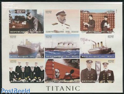 Titanic 9v m/s, Imperforated
