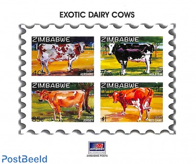 Exotic Dairy Cows s/s imperforated