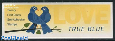 Love birds, foil booklet
