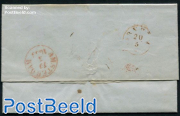 Folding letter from Amsterdam to Arnhem