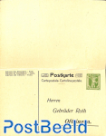 Reply paid postcard 2/5c, Gebr. Roth